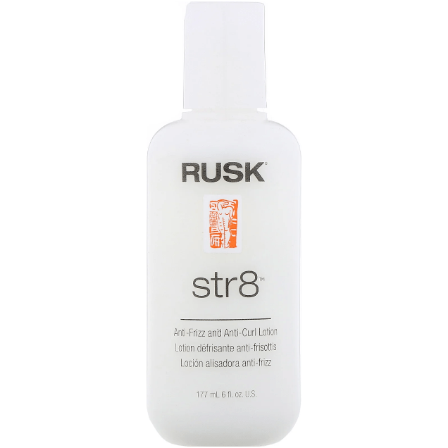 Rusk Str8 Anti-Frizz/Anti-Curl Lotion 177 ml