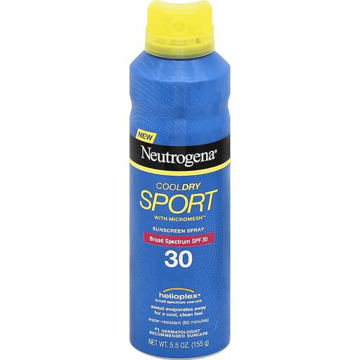 Krem Dielli Neutrogena, CoolDry Sport, Spray, Spektër i Gjerë SPF 30