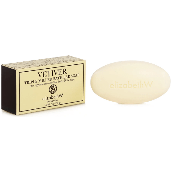 Elizabeth W Vetiver Dreifach Gemahlene Badseife 7oz