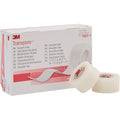 3M Transpore Fixierpflaster – 2,5 cm breit (transparent, 12 Rollen pro Box)