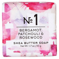 Via Mercato Nro. 1 Sheabutterseife (Bergamotte, Patschuli & Rosenholz) 50g