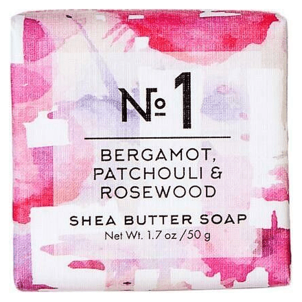 Via Mercato Nro. 1 Sheabutterseife (Bergamotte, Patschuli & Rosenholz) 50g