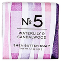 Sapun me Gjalpë Shea Via Mercato Nr. 5 (Zambak Uji & Sandalwood) 50g