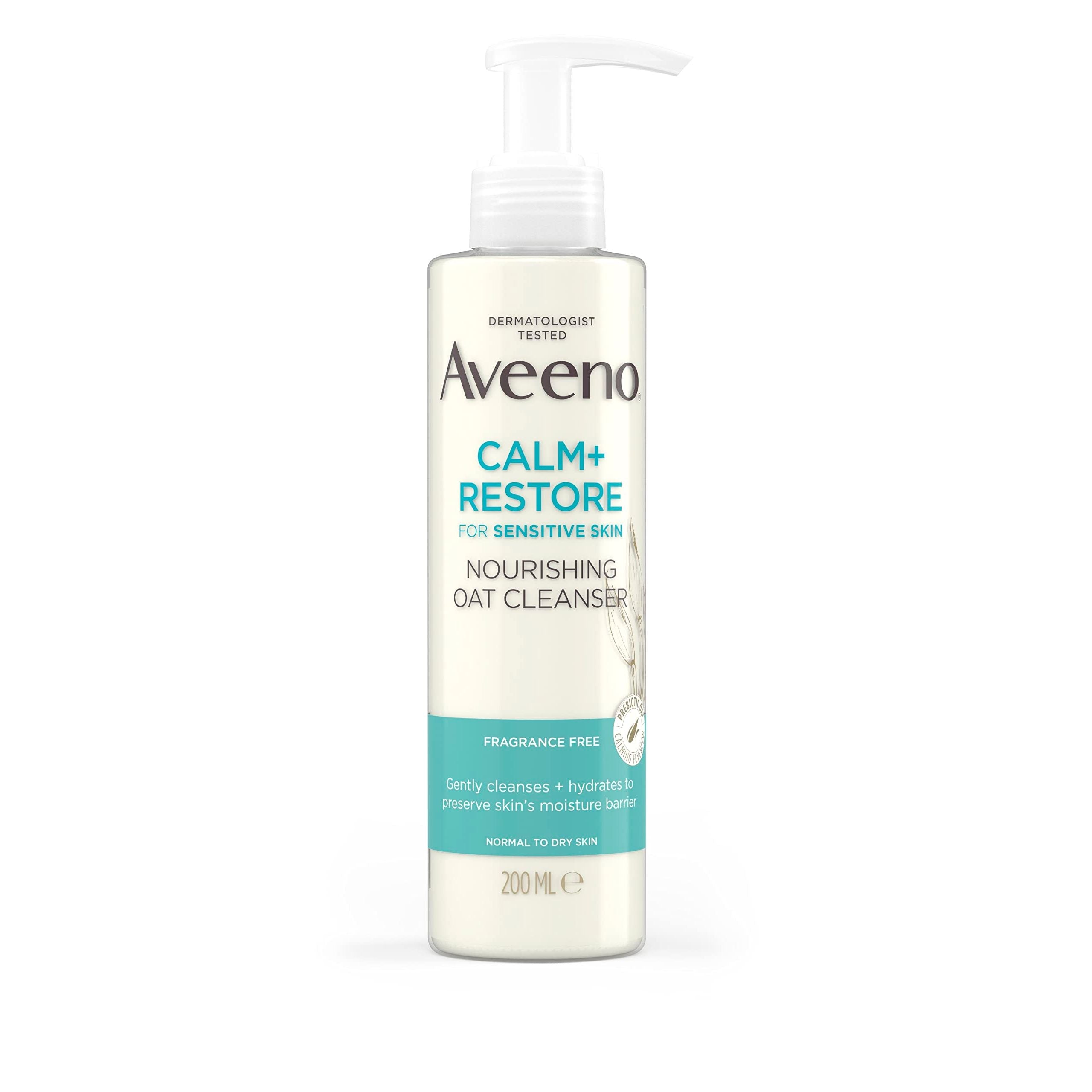 Aveeno Calm + Restore Nourishing Oat Gesichtsreinigung, parfümfrei, für empfindliche Haut – 232 ml