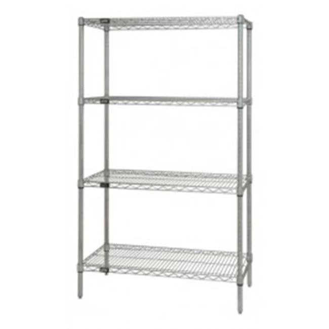 18"T x 42"B Edelstahl-Drahtregalböden (4er-Pack)