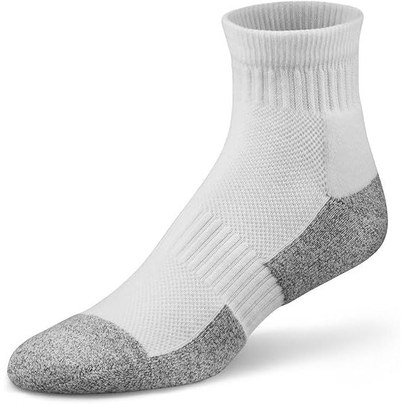 Dr. Comfort Crew Diabetikersocken, Weiß (Mittel)