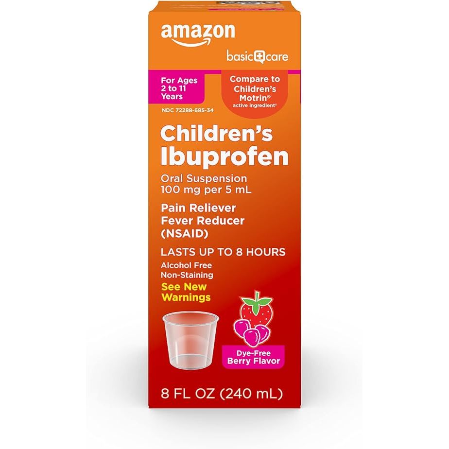 Kinder Ibuprofen Suspension zum Einnehmen 100 mg/5 ml Einzeldosisbecher (Karton mit 100)