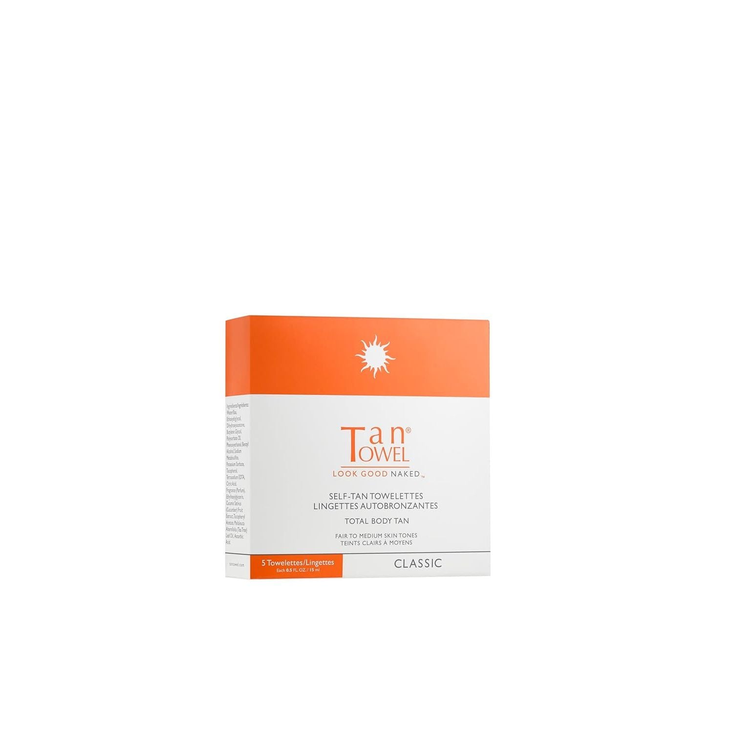 TanTowel Selbstbräuner für den ganzen Körper, 5er-Pack, je 15 ml