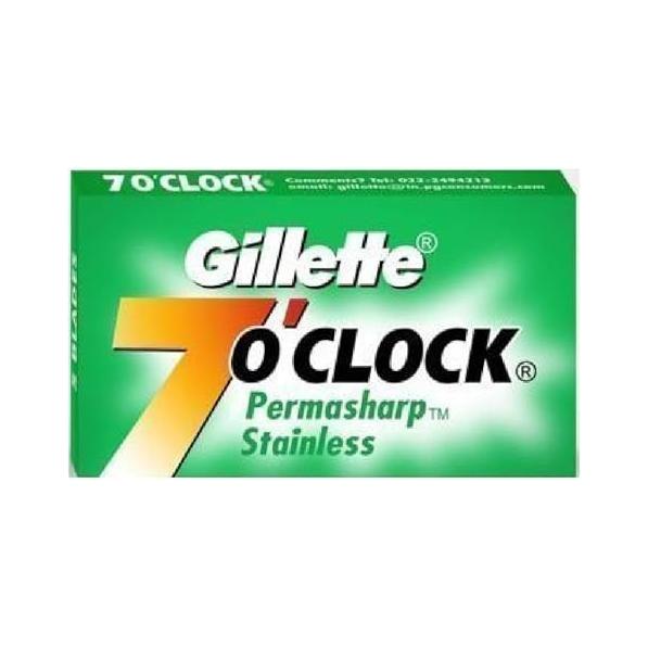 Gillette 7 O'clock Super Stainless Double Edge Rasierklingen - 20x5er Pack