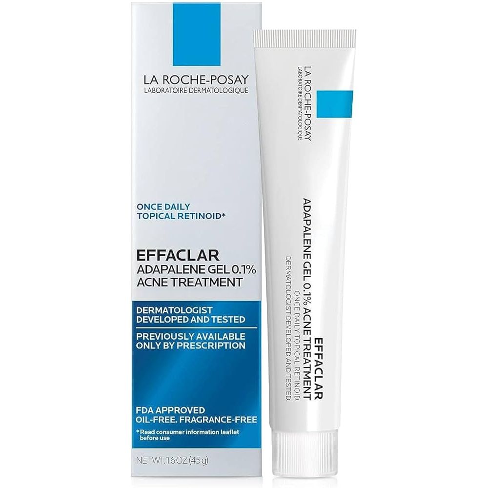 La Roche-Posay Effaclar Adapalen Gel 0,1 % Retinoid-Creme gegen Akne, 45 g