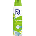 Fa Caribbean Wave Deodorant mit Zitronenduft 48h Frische mit antibakterieller Wirkung 150 ml
