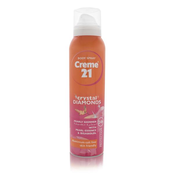 Fa Pink Passion Crystal Diamonds Bodyspray 24h Schutz & Perlmutt-Schimmer 150ml
