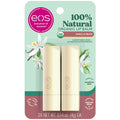 eos 100% Natürlicher Bio-Lippenbalsam – Vanillebohne, 2er-Pack (0,14 oz Sticks)