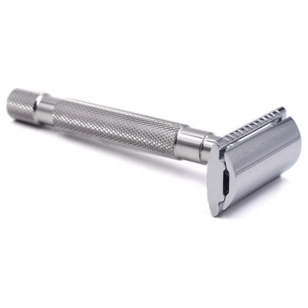 Parker 64S Edelstahlgriff mit geschlossenem Kammkopf-Rasierhobel