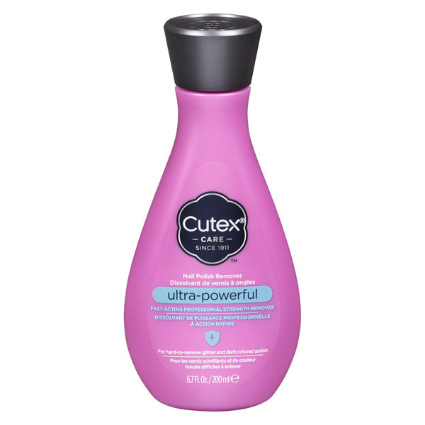 Heqës manikyri Cutex Ultra-Powerful, 6.7 oz – Për manikyr me xhel, shkëlqyes dhe afatgjatë