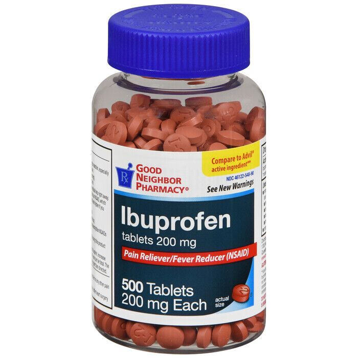 Gnp Ibuprofen 200mg Klare Flasche Tabletten 500 Stk.
