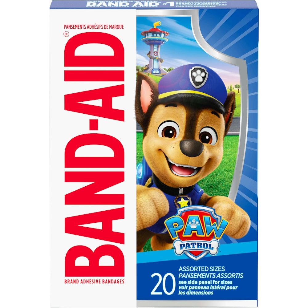 Band-Aid Brand PAW Patrol Pflaster – 20 Stück (sortiert)