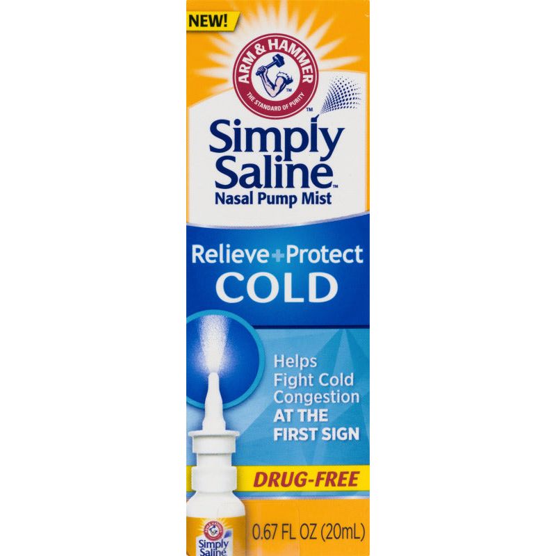 Arm & Hammer Simply Saline Pompa Nazale Spray Lehtëson+Mbron të Ftohurën
