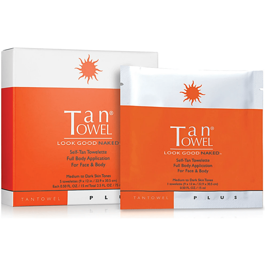 Tan Towel Plus, Peshqir vetë-abbronzues për të gjithë trupin - 5 copë