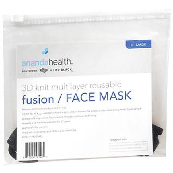 Ananda Hemp, Inc. 3D-Strick Mehrschichtige wiederverwendbare Gesichtsmaske