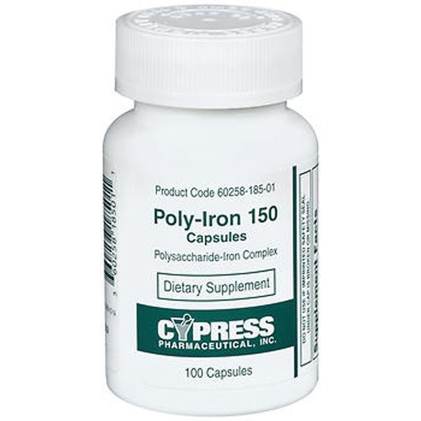 Poly Eisen Cp 150 mg 100