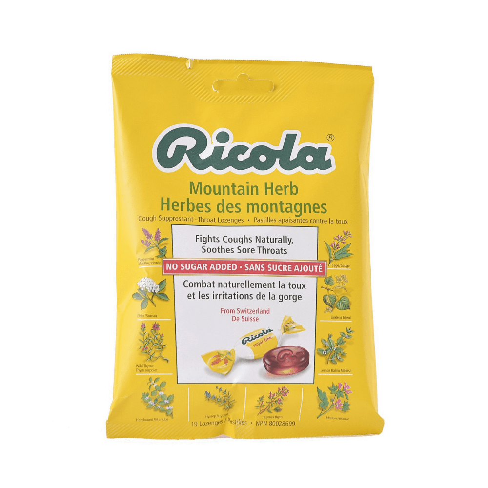 Ricola Hustenbonbons, Original Schweizer Kräuter, Zuckerfrei