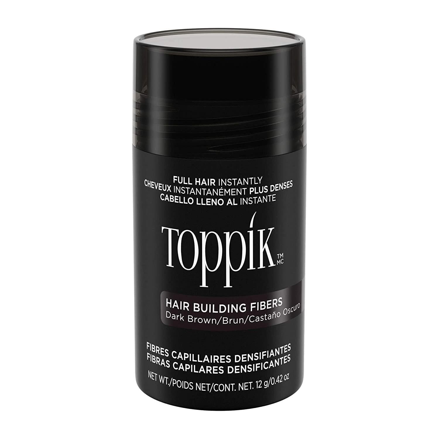 Toppik Haarverdichtungsfasern Dunkelbraun 12 g