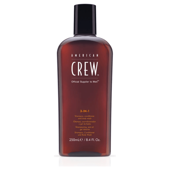 American Crew Classic 3-në-1 Shampo, Balsam & Larës Trupi 8.4 fl oz