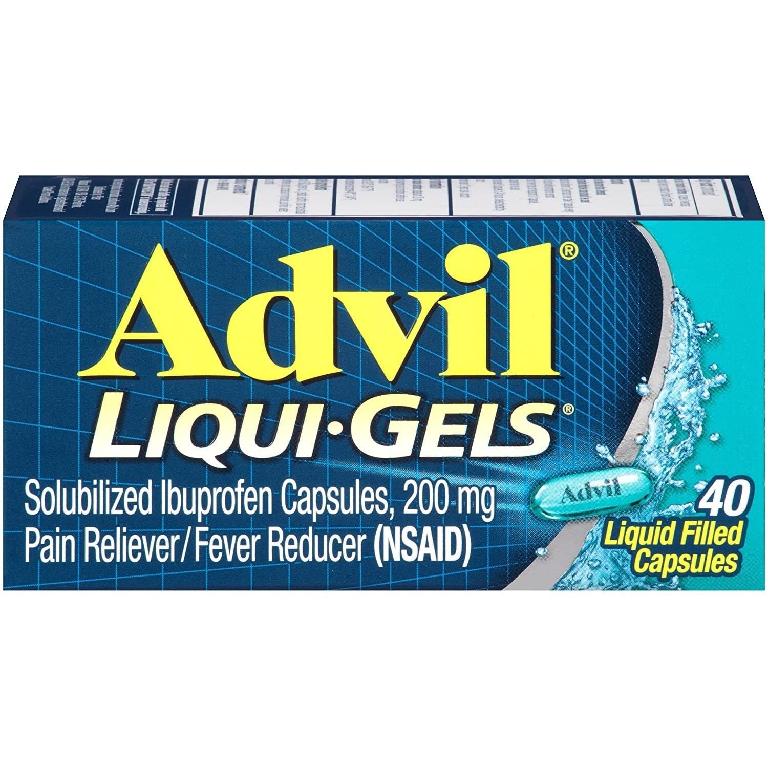 Advil Liqui-Gels Schmerz- und Fiebermittel Flüssigkapseln 200 mg Ibuprofen