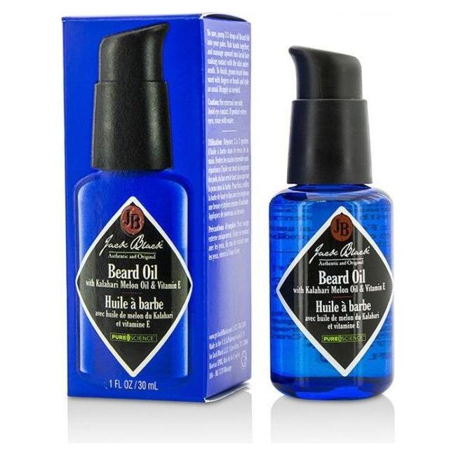 Jack Black Bartöl mit Kalahari-Melonenöl und Vitamin E, 30 ml