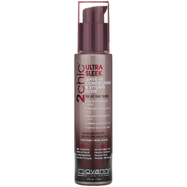 Giovanni 2 Chic Ultra Sleek Leave-in Conditioner & Styling Elixir 120 ml