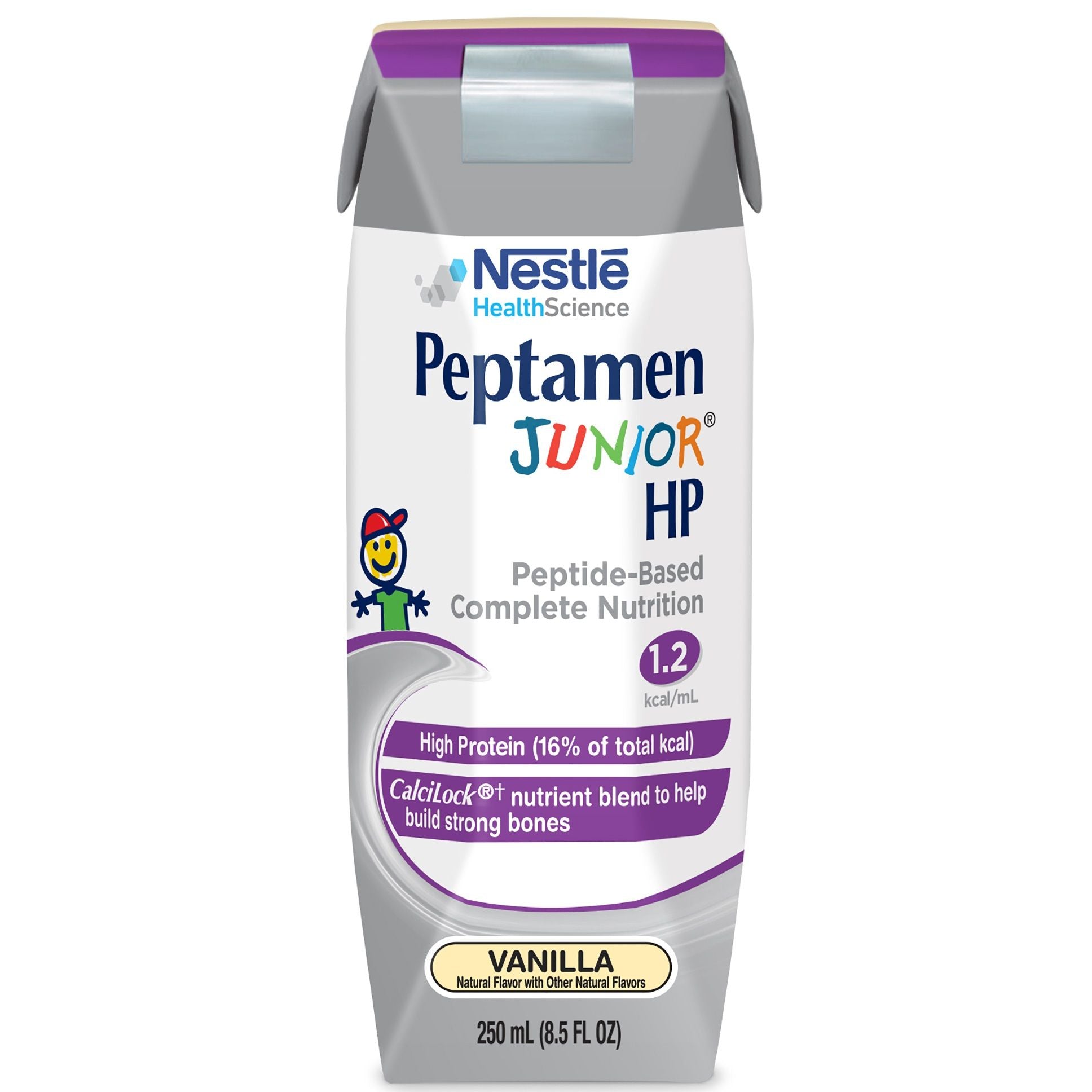 Peptamen Nestle Junior HP Vanilla Prism Drink, 8.45 Fluid Ounce -- 24 Copë në kuti