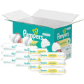 Pampers Sensitive Babytücher, auf Wasserbasis, hypoallergen und parfümfrei, 8 Packungen mit Spenderöffnung, 4 Nachfüllpackungen (insgesamt 1008 Tücher)