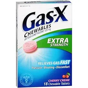 Gas-X Antigas Kautabletten Extra Stark Kirsche 18 Tabletten
