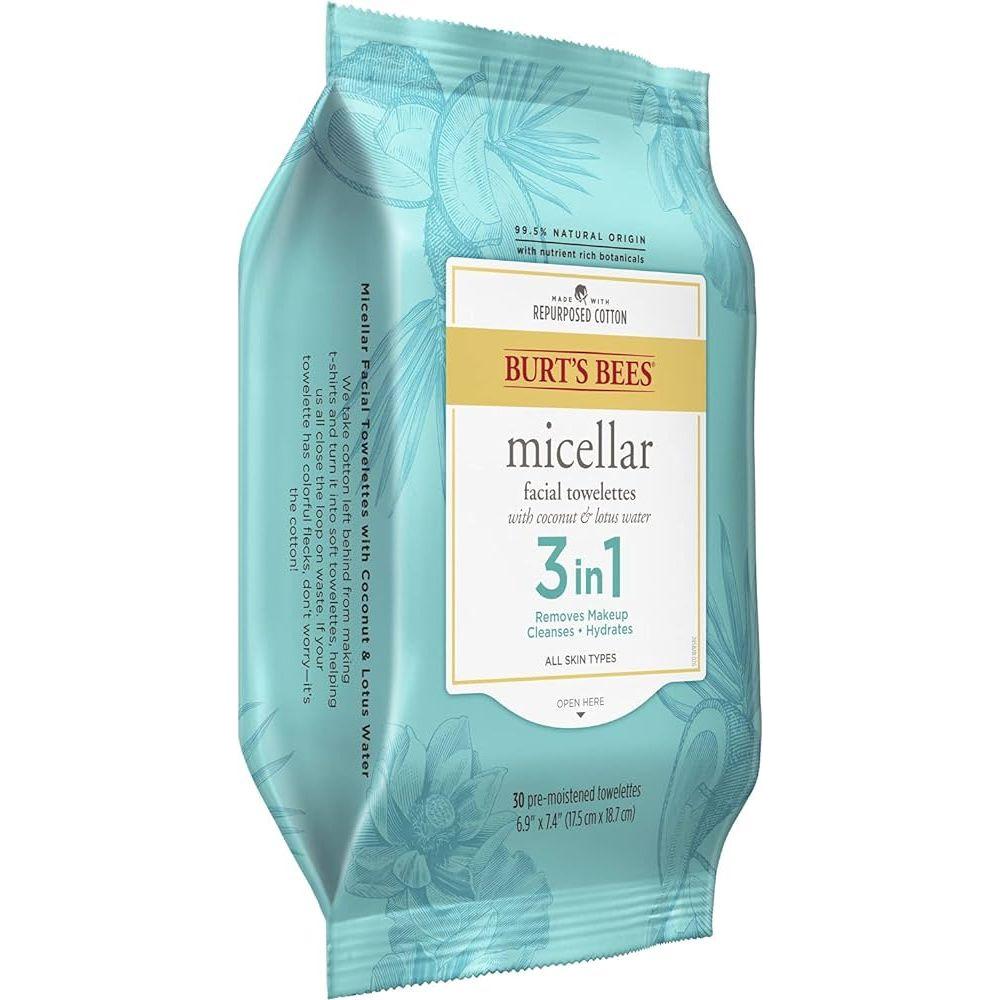 Burt's Bees 3-in-1 Mizellen-Reinigungstücher 30 Stück