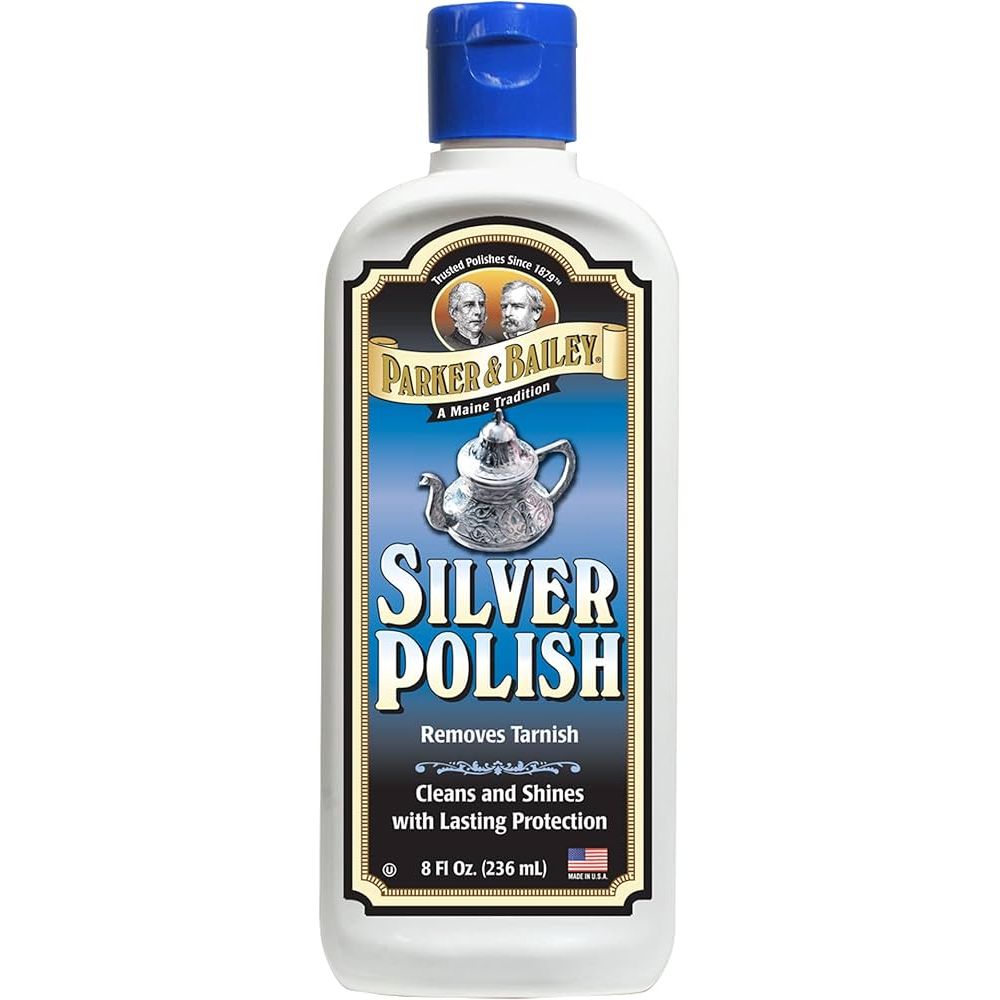 Parker & Bailey Silberpolitur Reinigt, poliert und schützt sanft Weiße Rezeptur 8 oz