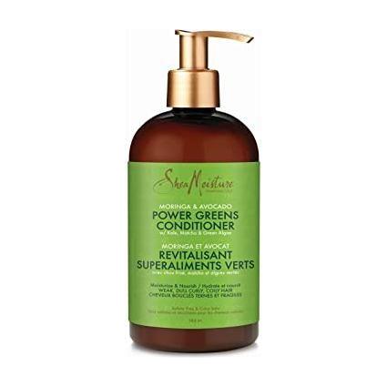 SheaMoisture Spülung, Power Greens, Moringa & Avocado – 384 ml