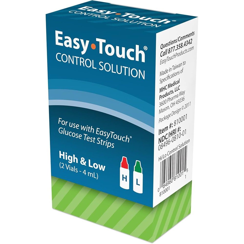 EasyTouch HealthPro Kontrolllösung (hohe und niedrige Werte)