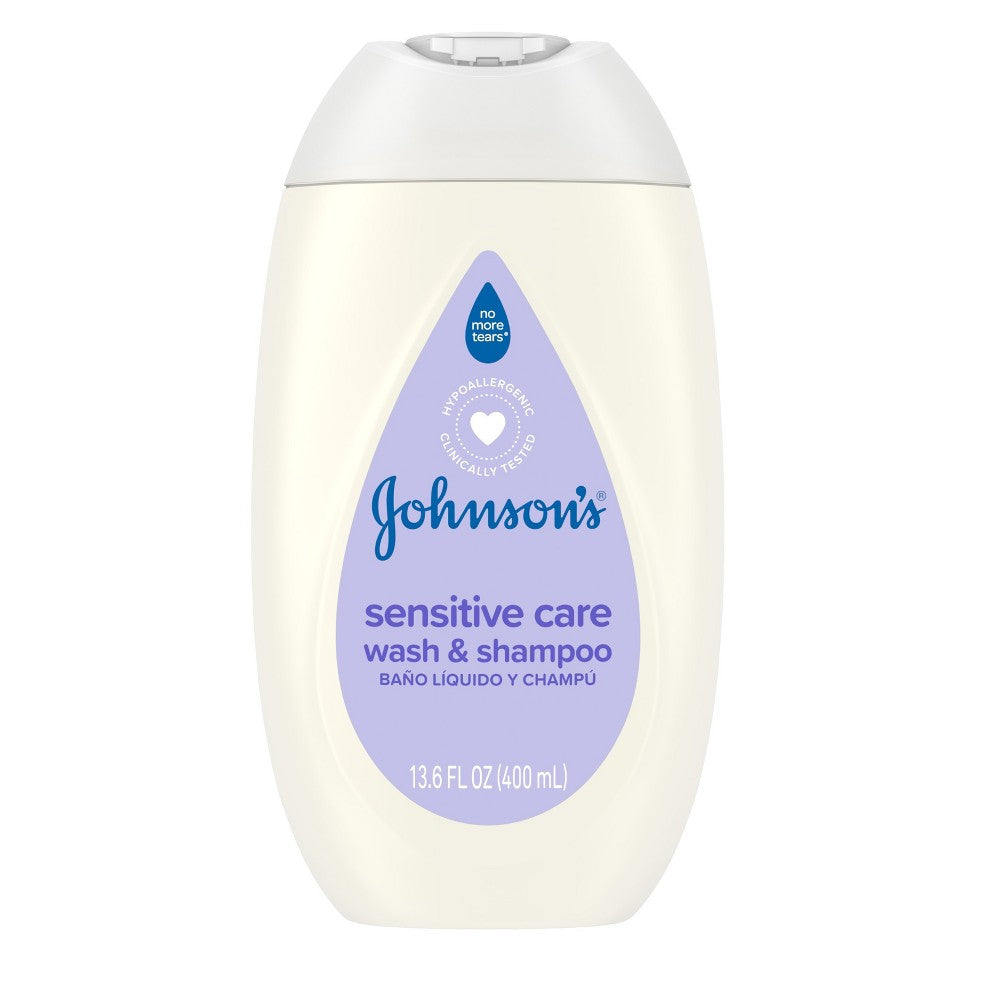 Johnson's Sensitive Care Leicht Parfümiert Waschgel & Shampoo 400 ml