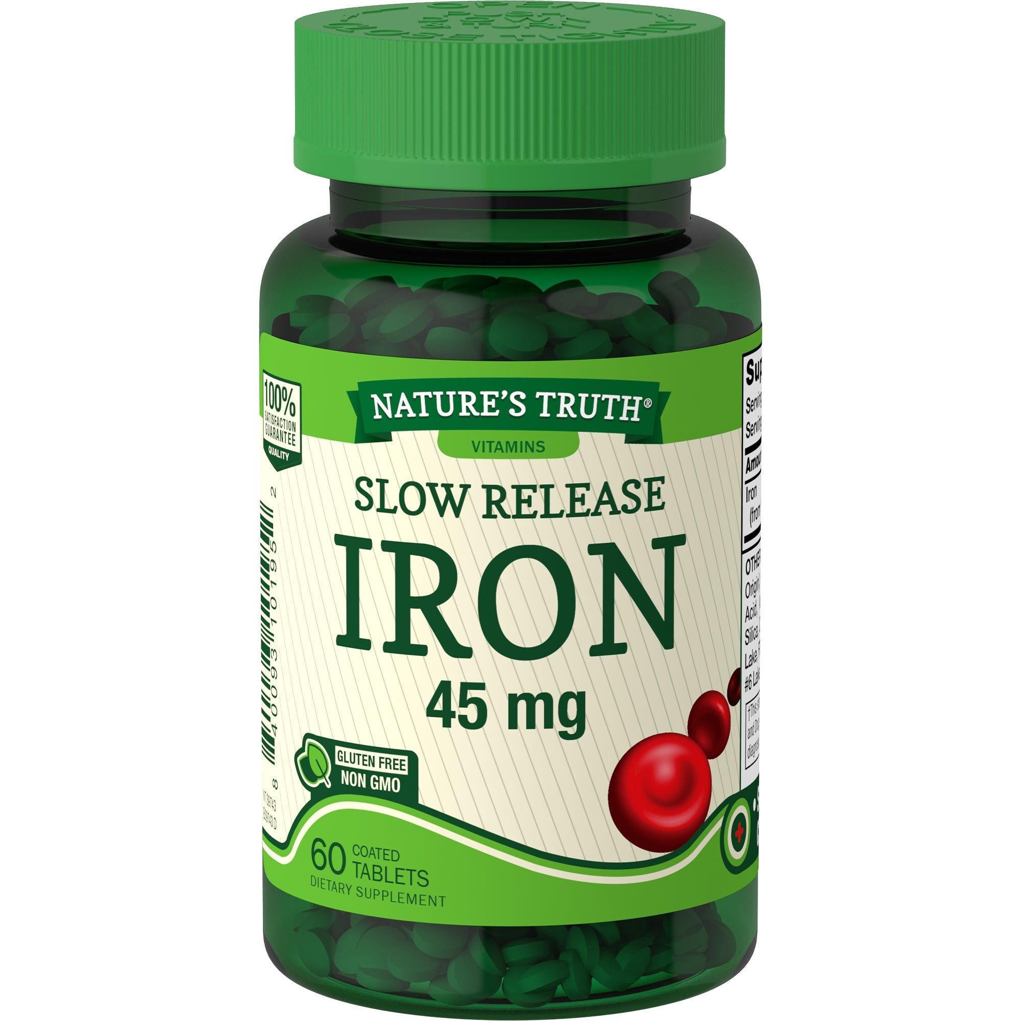 Tableta Nature's Truth me çlirim të ngadaltë 45 mg hekur