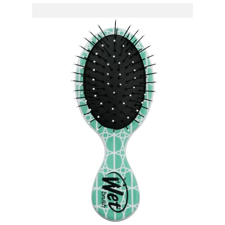 Wet Brush Mini Detangler – Gittermuster Türkis