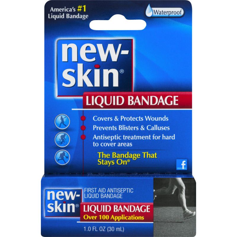 New-Skin Erste-Hilfe Antiseptisches Flüssigpflaster, wasserfest 28 ml