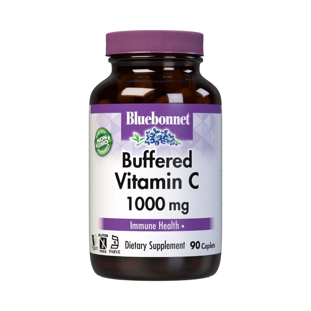 Bluebonnet Gepuffertes Vitamin C 1000 mg, 90 pflanzliche Kapseln