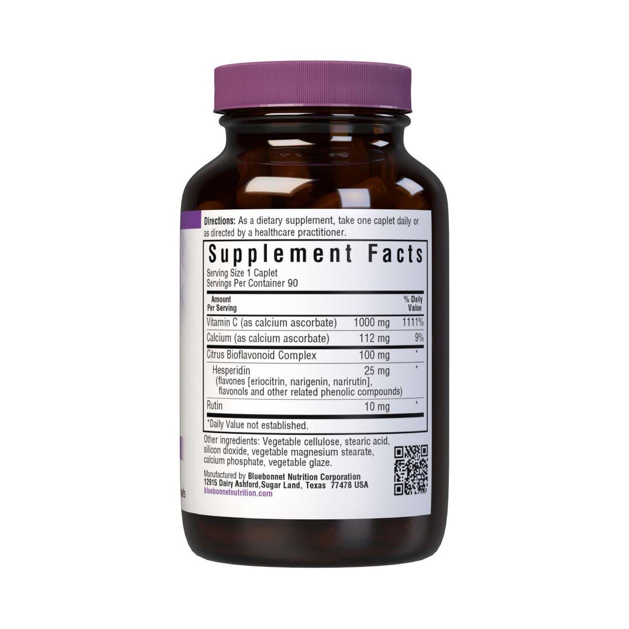 Bluebonnet Gepuffertes Vitamin C 1000 mg, 90 pflanzliche Kapseln