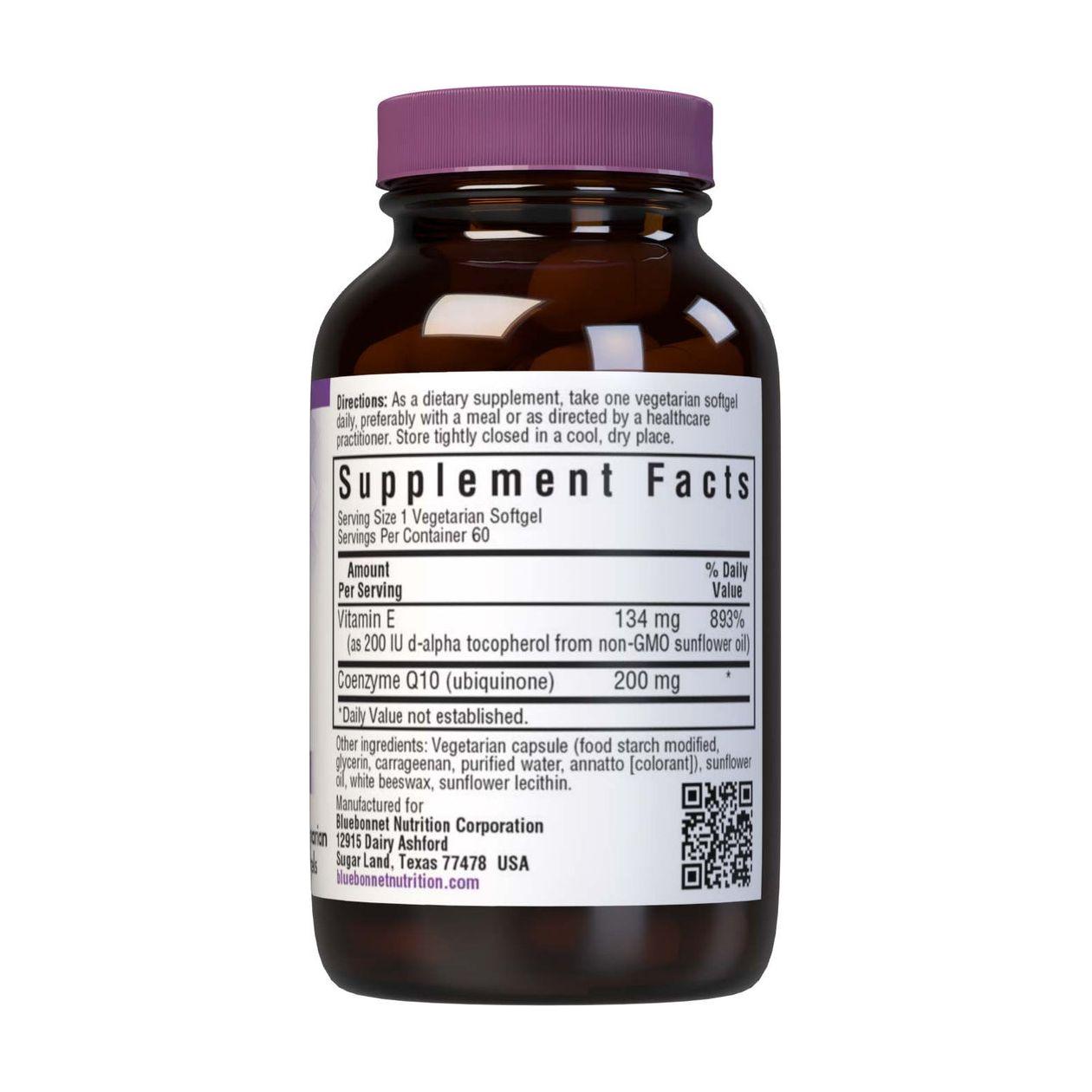 BlueBonnet CoQ-10 200 mg, 60 vegetarische Softgels