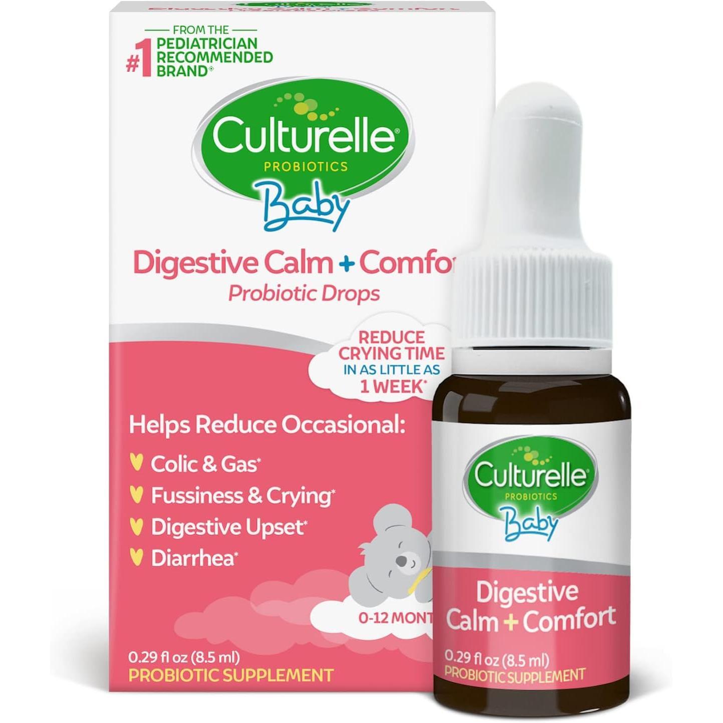 Culturelle Probiotika, Baby, Calm + Comfort, Probiotikum + Kamillentropfen, 0-12 Monate, 8,5 ml