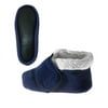 Silvert Herren- & Damen-Diabetiker-Hausschuhe aus extra weichem Fleece, Weite Marine