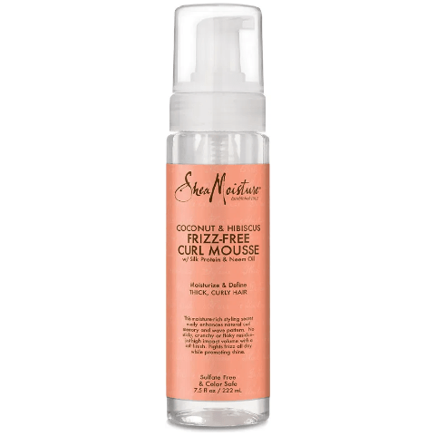 SheaMoisture Kokos & Hibiskus Shkumë për Flokë kaçurrelë pa Frizz 220ml
