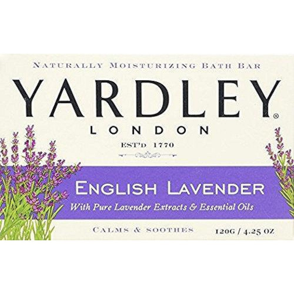 Sapun i fortë Yardley London me livando angleze me vajra esencialë, 113 g (paketim me 4 copë)