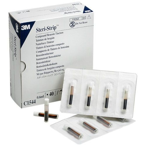 3M Steri-Strip Compound Benzoin Tinktur C1544, 40 Stück
